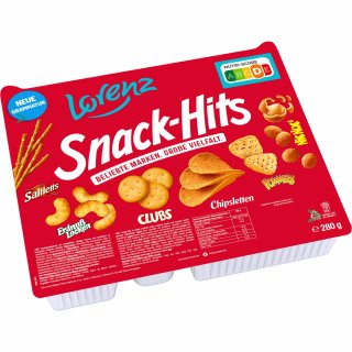 Lorenz Snack-Hits Knabbermix VPE (8X280g Party Packung)