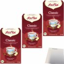 Yogi Tea Classic 3er Pack (3x17x2,2g Packung) + usy Block