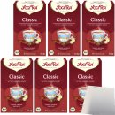 Yogi Tea Classic 6er Pack (6x17x2,2g Packung) + usy Block