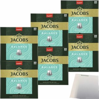 Jacobs Espresso Balance Kapseln 6er (6x104g Packung) + usy Block