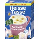 Heisse Tasse Knoblauch Französischer Art Suppe 3er Pack (3x 4 Beutel a 19,5g) + usy Block