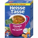 Heisse Tasse Chinese Style mit Gemüse Suppe 3er Pack...