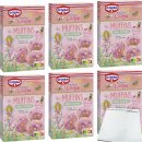 Dr. Oetker Prinzessin Lillifee Muffins Vanille-Geschmack 6er Pack (6x397g Packung) + usy Block