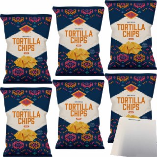 Mr Mex Tortilla Chips mit Käse Geschmack 6er Pack (6x475g Packung) + usy Block