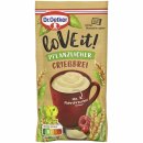 Dr. Oetker LoVE it! pflanzlicher Grießbrei 6er Pack (6x49g Beutel) + usy Block