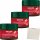 Weleda Granatapfel Nachtcreme 3er Pack (3x40ml Tiegel) + usy Block