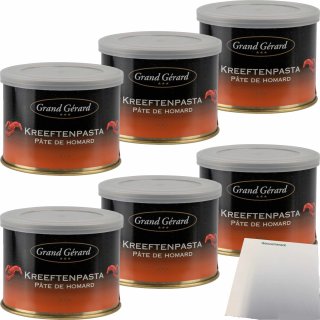 Grand Gerard Kreeftenpasta Hummerpaste 6er Pack (6x200g Dose) + usy Block