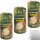 biozentrale Reiswaffeln Hirse Mais 3er Pack (3x100g Packung) + usy Block