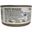 La Miranda Thunfisch-Stücke im eigenen Saft und Aufguss 3er Pack (3x185g Dose) + usy Block