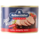 Halberstädter Jagdwurst 6er Pack (6x160g Dose) + usy Block