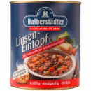 Halberstädter Linseneintopf 6er Pack (6x800g Dose) + usy Block
