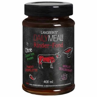 Langbeins DailyMeal Rinder Fond (400ml Glas)