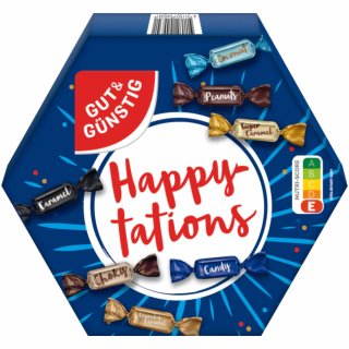 Gut&Günstig Happytations Mini Schokoriegel (250g Packung)