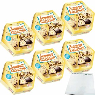 Sommer Küsschen Vanilla Ice Cream 6er Pack (6x180g Packung) + usy Block