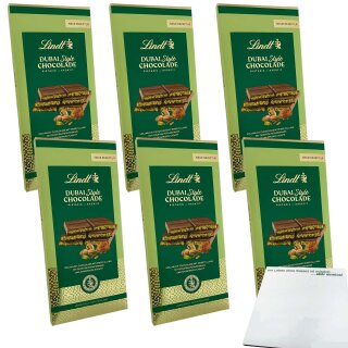 Lindt Dubai Style Chocolade 6er Pack (6x145g Tafel) + usy Block