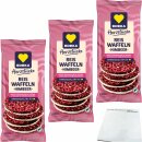 Edeka Reiswaffeln Himbeer mit Zartbitterschokolade 3er...