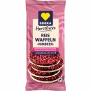 Edeka Reiswaffeln Himbeer mit Zartbitterschokolade 6er...