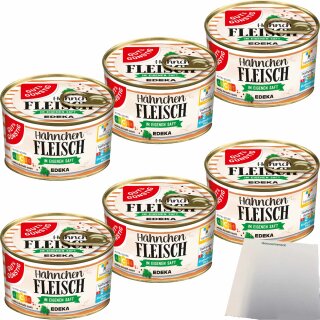 G&G Hähnchenfleisch im eigenen Saft 6er Pack (6x300g Dose) + usy Block