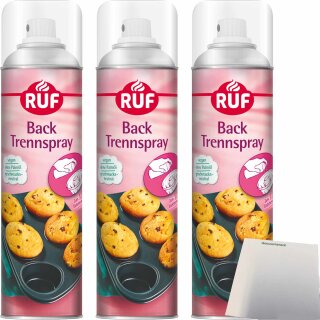 Ruf Backtrennspray 3er Pack (3x200ml Sprühflasche) + usy Block