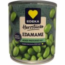 Edeka Herzstücke Edamame grüne Sojabohnen Dampfgegart 3er Pack (3x140g Dose) + usy Block