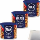 Max MixNuts mit Edamame pikant Hot Chili 3er Pack (3x250g Dose) + usy Block