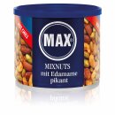 Max MixNuts mit Edamame pikant Hot Chili 6er Pack (6x250g Dose) + usy Block