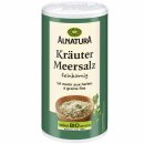 Alnatura Bio Kräuter Meersalz 3er Pack (3x200g Dose) + usy Block