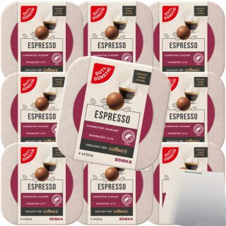 Gut&Günstig CoffeeB Kaffeebälle Espresso 10er Pack (10x51g Packung) + usy Block