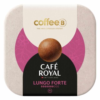 Coffee B Café Royal Lungo Forte 9 Coffee Balls 10er Pack (10x51g Packung)