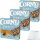 Corny free Peanut & Choc 6 Riegel 3er Pack (3x120g Packung) + usy Block