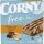 Corny free Peanut & Choc 6 Riegel 3er Pack (3x120g Packung) + usy Block