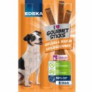 Edeka I love Gourmet Sticks Geflügel & Reich an Geflügelschinken 3er Pack (3x 6x11g Packung) + usy Block