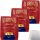 Barilla Albronzo Tortiglioni N.325 3er Pack (3x500g Packung) + usy Block