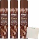 Elkos Trockenshampo Brown 3er Pack (3x200ml Flasche) +...