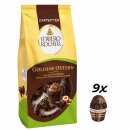 Rocher goldene Ostern Zartbitter 3er Pack (3x90g Beutel) + usy Block