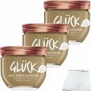 Glück aus Haselnüssen 3er Pack (3x200g Glas) +...