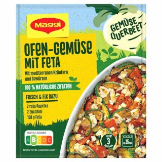 Maggi Fix Gemüse Querbeet Ofengemüse mit Feta (27g Beutel)