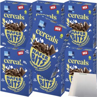 Kölln Cereals Hafer Bits Vanille VPE (7x375g Packung) + usy Block