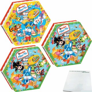 kinder Maxi Mix Osternest 3er Pack (3x143g Packung) + usy Block