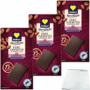 EDEKA Edel-Zartbitterschokolade 3er Pack (3x100g Packung) + usy Block