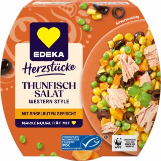 Edeka Herzstücke Thunfischsalat Western Style (160g Dose)