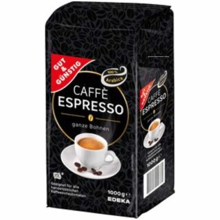 Gut&Günsting Espresso Bohnen (1000g Packung)