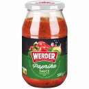 Werder Paprika Sauce ungarische Art 3er Pack (3x500g Glas) + usy Block