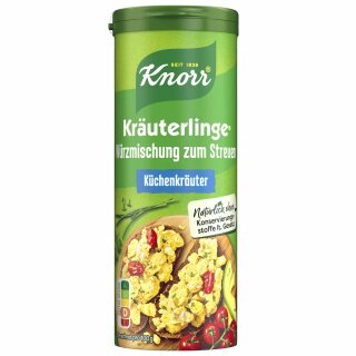 Knorr Kräuterlinge Würzmischung zum Streuen Küchenkräuter VPE (8x60g Packung)