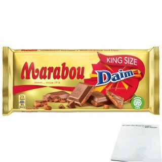 Marabou Schokolade Daim (220g Tafel) + usy Block