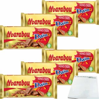 Marabou Schokolade Daim 6er Pack (6x220g Tafel) + usy Block
