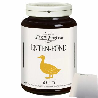 Jürgen Langbein Enten-Fond (500ml Glas) + usy Block