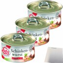 Lutz Schinkenwurst 3er Pack (3x125g Dose) + usy Block