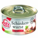 Lutz Schinkenwurst 3er Pack (3x125g Dose) + usy Block