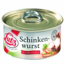 Lutz Schinkenwurst 3er Pack (3x125g Dose) + usy Block